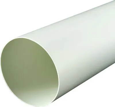 Kanal ventilimi Euro3plast Ventilation Technology, diametër 125mm, ABS plastik, i bardhë - 1