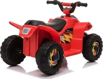 Quad elektrik për fëmijë Leantoys ND246569, deri 30 kg, 3 km/h, i kuq