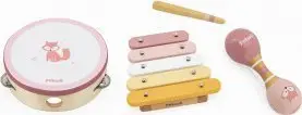 Set lodrash muzikore Viga Toys, dru, për fëmijë 12m+