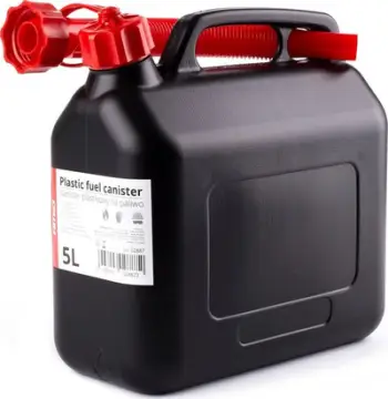 Kanoçe karburanti AMiO, plastike 5L, e zezë