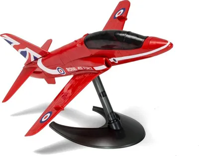 Model avion Airfix QUICKBUILD Red Arrows Hawk, lodër ndërtimi, i kuq - 1