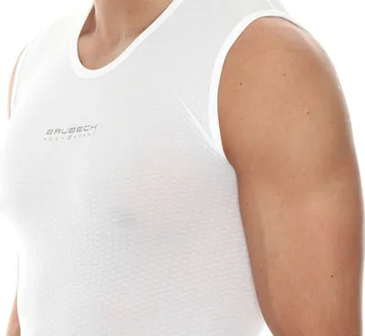 Kanotierë termike Brubeck Base Layer SL10100 për meshkuj, madhësia XL, e bardhë - 3