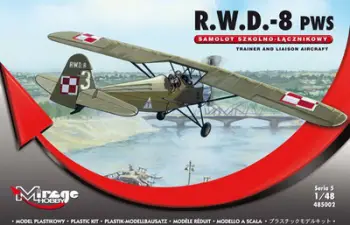 Model avioni Mirage R.W.D. 8 PWS 485002, set për montim