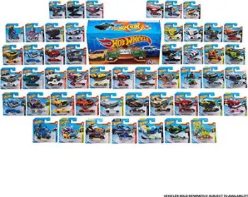 Set lodrash Hot Wheels Classic 50-Car Collection, 50 vetura 1:64, shumëngjyrëshe