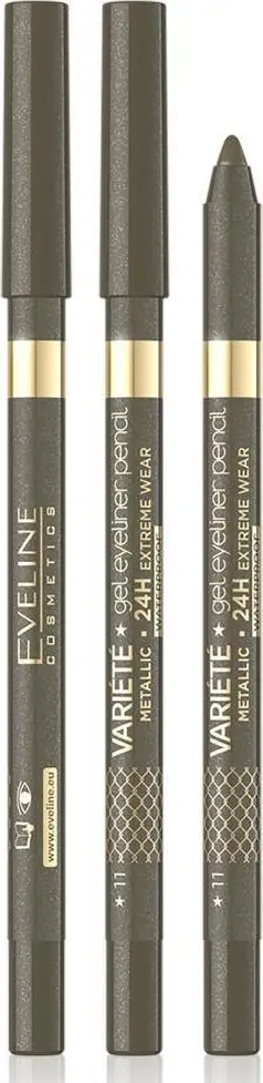 Laps xheli për sy Eveline Variete, waterproof, metallic, khaki