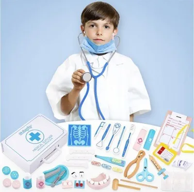 Set lodrash mjeku Extralink Little Doctor Medical Kit, 43 pjesë, shumëngjyrësh - 1