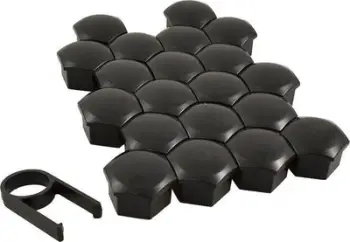 Kapak bulonash rrote J-TEC J21305, set 21 copë, për çelës 19, i zi