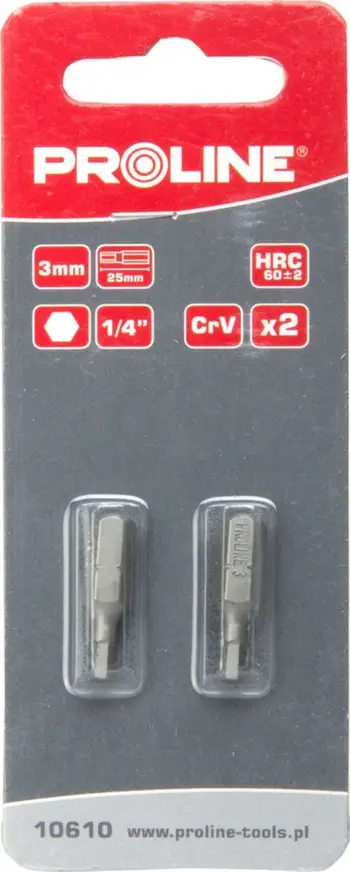 Set maja heksagonale për kaçavidë Pro-Line, 1/4", 25 mm, 2 copë