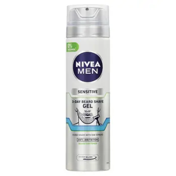 Xhel për rrojë Nivea Men Sensitive, 200 ml