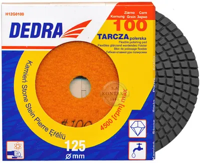 Disk lëmues Dedra, 125mm - 2