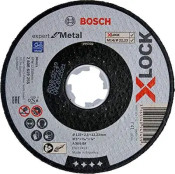 Disk prerës Bosch X-LOCK Expert, 125mm