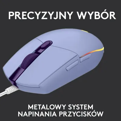 Maus Logitech G102 Lightsync vjollcë (910-005854) - 6