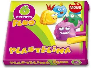 Set plastelinë Mona, 6 ngjyra