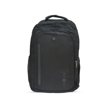 Çantë për Laptop S9001 / B53-88 / 18 Inch / Polyester / Waterproof / Soft handle / E zezë/Hiri