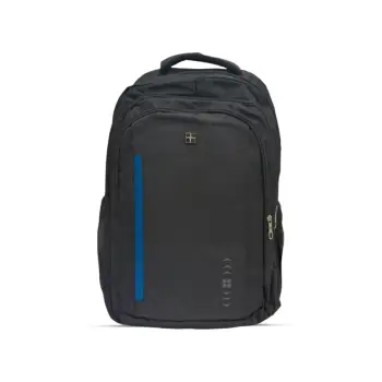 Çantë për Laptop S9001 / B53-88 / 18 Inch / Polyester / Waterproof / Soft handle / E zezë/Kaltër e qelet