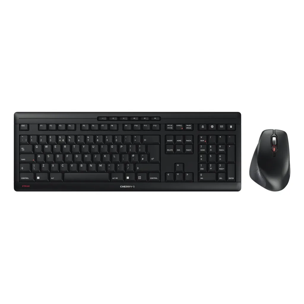 Combo (Tastierë & Maus) CHERRY Stream Desktop Comfort – Zezë - 1
