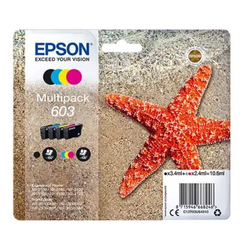 Ink Epson 603 / C13T03U64010 – Zezë/Blu/Rozë/Verdhë (Multipack)