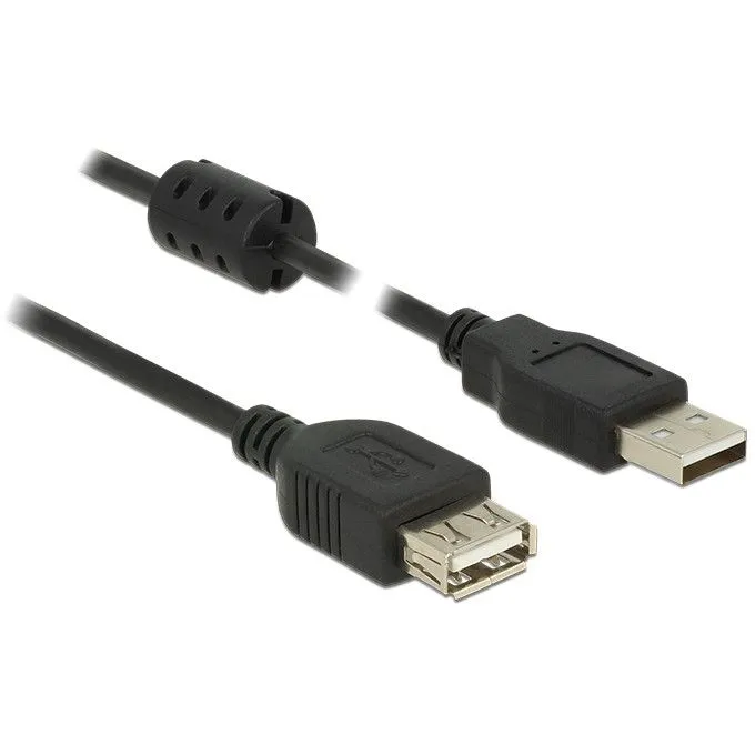 Kabllo USB DELOCK 2.0 Type-A Plug to Type-A Socket Extension 0.5m – Zezë - 1