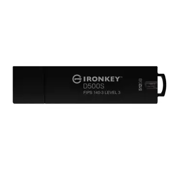 USB Flash Drive Stick Kingston IronKey D500S AES-256 FIPS 140-3 / 512GB – Zezë