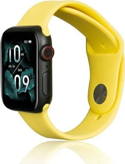 Rrip dore Beline Silicone për Apple Watch, 38/40/41mm, silikon, i verdhë - 1