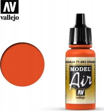 Ngjyrë akrilike për airbrush Vallejo Model Air Orange, mat, 17ml, portokalli
