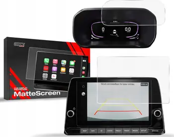 Film mbrojtës matte GRIZZ për ekran makine Kia Picanto 3 8", anti-fingerprint, transparent