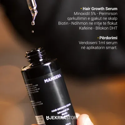 Serum për flokë Mansera Minoxidil 5%, 50ml - 2