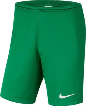 Shorce sportive për meshkuj Nike, Park III, S, të gjelbra