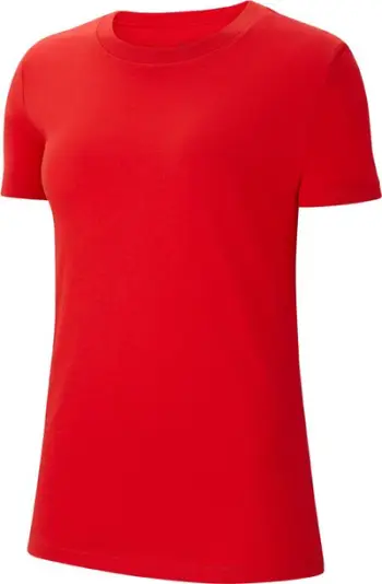 Bluzë sportive Nike Park 20 W CZ0903-657, pambuk, për femra, e kuqe