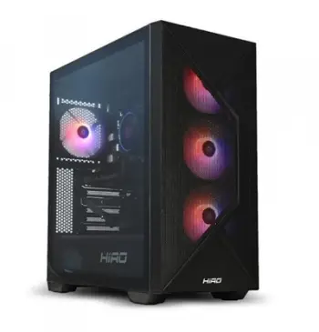 Kompjuter gaming HIRO Hellcat, Ryzen 5 7500X3D, RTX 5050 8GB, 16GB RAM, i zi