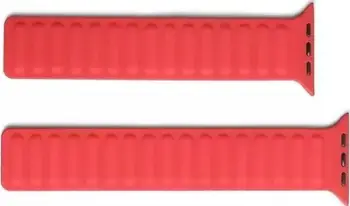 Rrip ore Beline Magnetic për Apple Watch 42/44/45/49mm, magnetik, i kuq