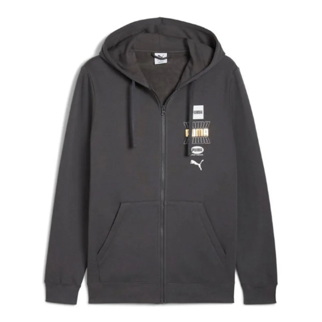Duks PUMA ESS LOGO LAB Holiday FZ Hoodie FL - 2