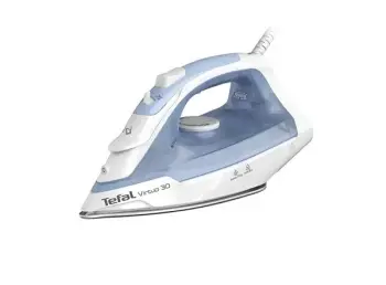 Hekur me avull Tefal FV2C41E0 Virtuo 30, 2000W, rezervuar 240ml, blu e çelët