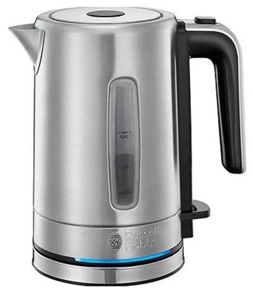 Ibrik Russell Hobbs 24190-70, 2400W, 0.8L, i argjendtë - 2