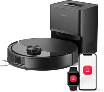 Fshesë me korrent robotike Roborock Q10 VF+, stacion Auto-Empty, bateri 5200 mAh, e zezë