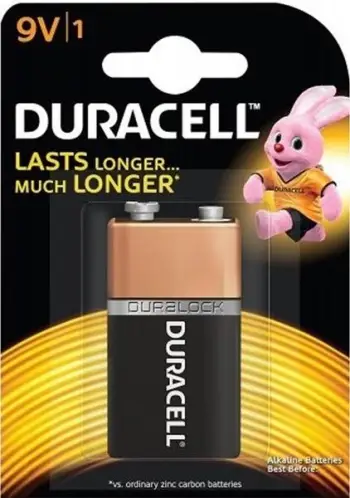 BATERI DURACELL BASIC 9V