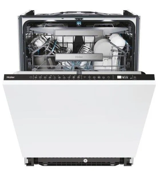 Lavastovilje e integruar Haier I-Pro Shine Series 6 XI 4A4M4PB, 60 cm, 14 sete enësh, e bardhë - 1