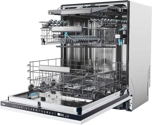 Lavastovilje e integruar Haier I-Pro Shine Series 6 XI 4A4M4PB, 60 cm, 14 sete enësh, e bardhë - 2