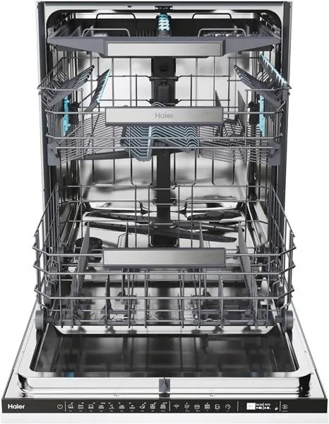 Lavastovilje e integruar Haier I-Pro Shine Series 6 XI 4A4M4PB, 60 cm, 14 sete enësh, e bardhë - 3