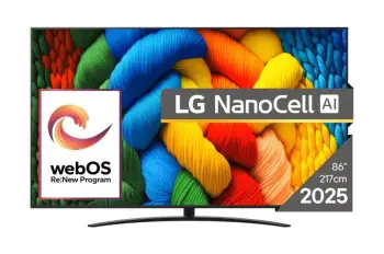 Televizor LG NanoCell AI 86NANO81A3A, 86", 4K Ultra HD Smart, i zi