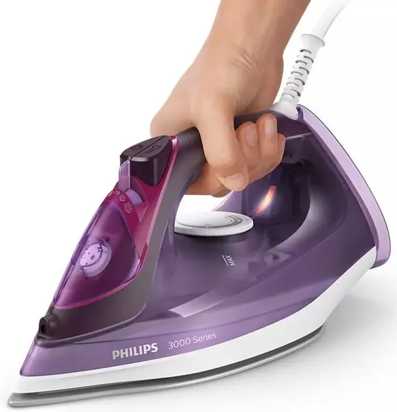 Hekur me avull Philips DST3041/30, 2600W, taban qeramik, lejla - 4