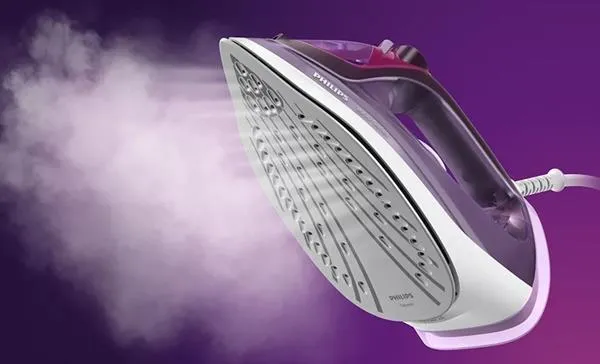 Hekur me avull Philips DST3041/30, 2600W, taban qeramik, lejla - 5