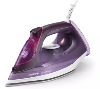 Hekur me avull Philips DST3041/30, 2600W, taban qeramik, lejla