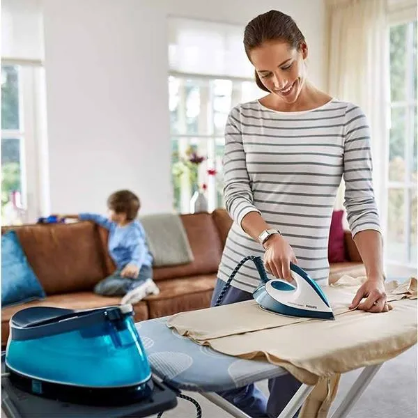 Hekur për hekurosje Philips PerfectCare GC7844/20, e kaltër - 4