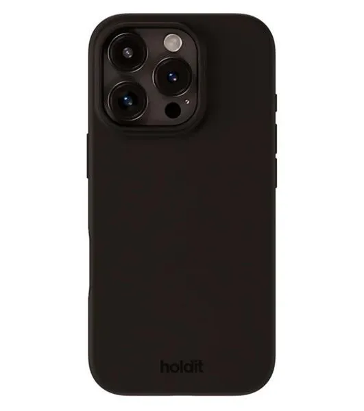 COVER HOLDIT IPHONE 16 PRO SILICONE BLACK - 2
