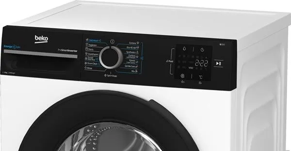 Lavatrice Beko BM3WFSU39413WPBB1, 9 kg, 1400 RPM, klasa A, e bardhë - 5