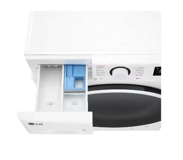 Lavatrice LG F2WR508S0W, 8kg, avull, e bardhë - 8