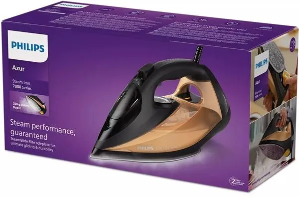 Hekur me avull Philips DST7040/80, 2800W, 50 g/min, blu - 5