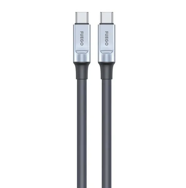 KABELL PER MOBILE FUEGO FG225T TYPE-C/TYPE-C 60W BLACK - 1