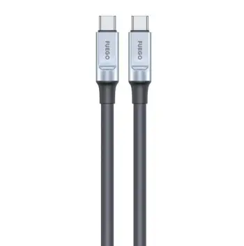 KABELL PER MOBILE FUEGO FG225T TYPE-C/TYPE-C 60W BLACK